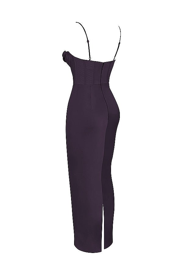 Sukienka maxi gorsetowa bez rękawów - Arkadya Outlet - Women Maxi Dress