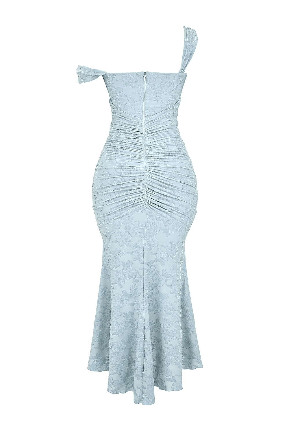 Sukienka maxi gorsetowa z asymetrycznym dołem - Arkadya Outlet - Women Maxi Dress