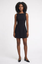 Sukienka mini bez ramiączek dopasowana - Arkadya Outlet - Women Mini Dress