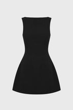 Sukienka mini bez ramiączek dopasowana - Arkadya Outlet - Women Mini Dress
