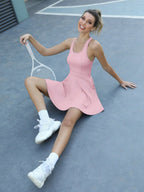 Sukienka mini dopasowana uniwersalna - Arkadya Outlet - Women Mini Dress