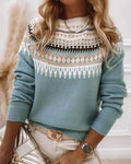 Sweter Damski | Dzianinowy krój z luźnym dopasowaniem - Arkadya Outlet - Sweaters