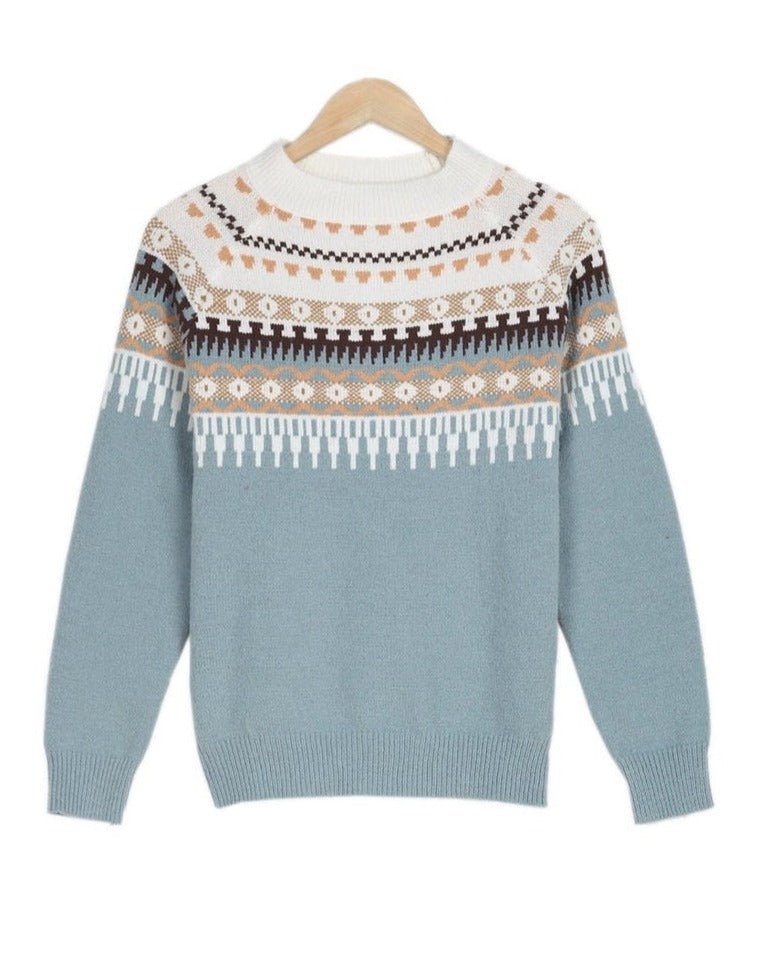 Sweter Damski | Dzianinowy krój z luźnym dopasowaniem - Arkadya Outlet - Sweaters