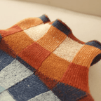 Sweter Damski | Luźny krój z wysokim kołnierzem i żebrowanymi - Arkadya Outlet - Sweaters