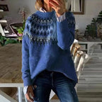 Sweter Damski | Okrągły Dekolt i Długi Rękaw na Co Dzień - Arkadya Outlet - Sweaters