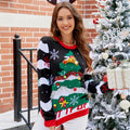 Sweter Damski | Świąteczne Wzory i Luźny Krój na Zimę - Arkadya Outlet - Sweaters