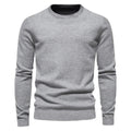 Sweter dzianinowy męski długi rękaw pulover - Arkadya Outlet - Men Sweaters