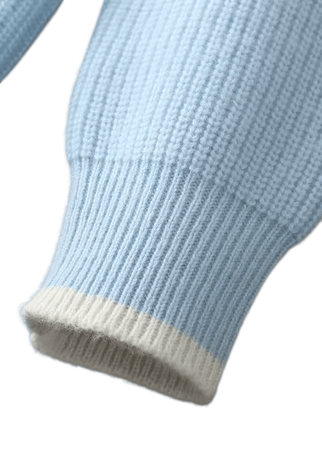 Sweter męski dekolt okrągły prążkowana dzianina standardowy krój - Arkadya Outlet - Men Sweater