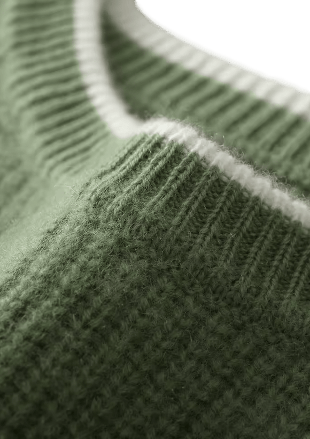 Sweter męski dekolt okrągły prążkowana dzianina standardowy krój - Arkadya Outlet - Men Sweater