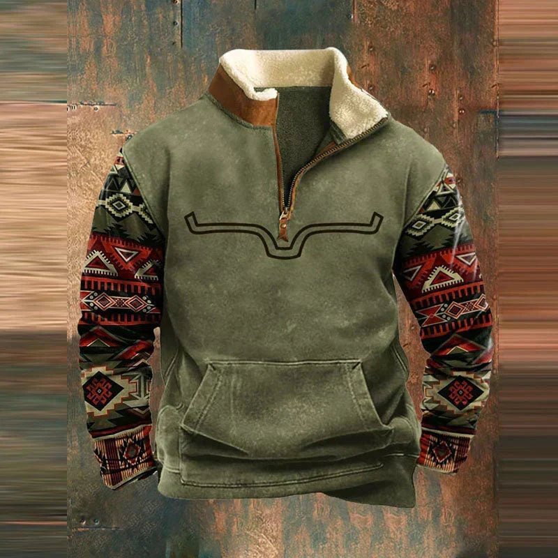 Sweter Męski | Długi Rękaw i Klasyczny Krój na Co Dzień - Arkadya Outlet - Sweaters