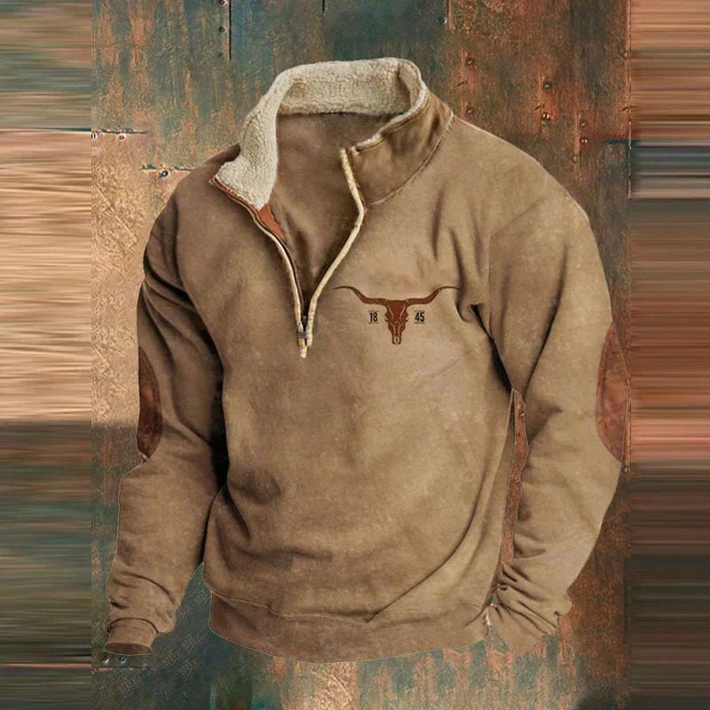 Sweter Męski | Długi Rękaw i Klasyczny Krój na Co Dzień - Arkadya Outlet - Sweaters