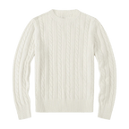 Sweter męski dzianinowy dekolt okrągły długi rękaw regularny krój - Arkadya Outlet - Men Sweater