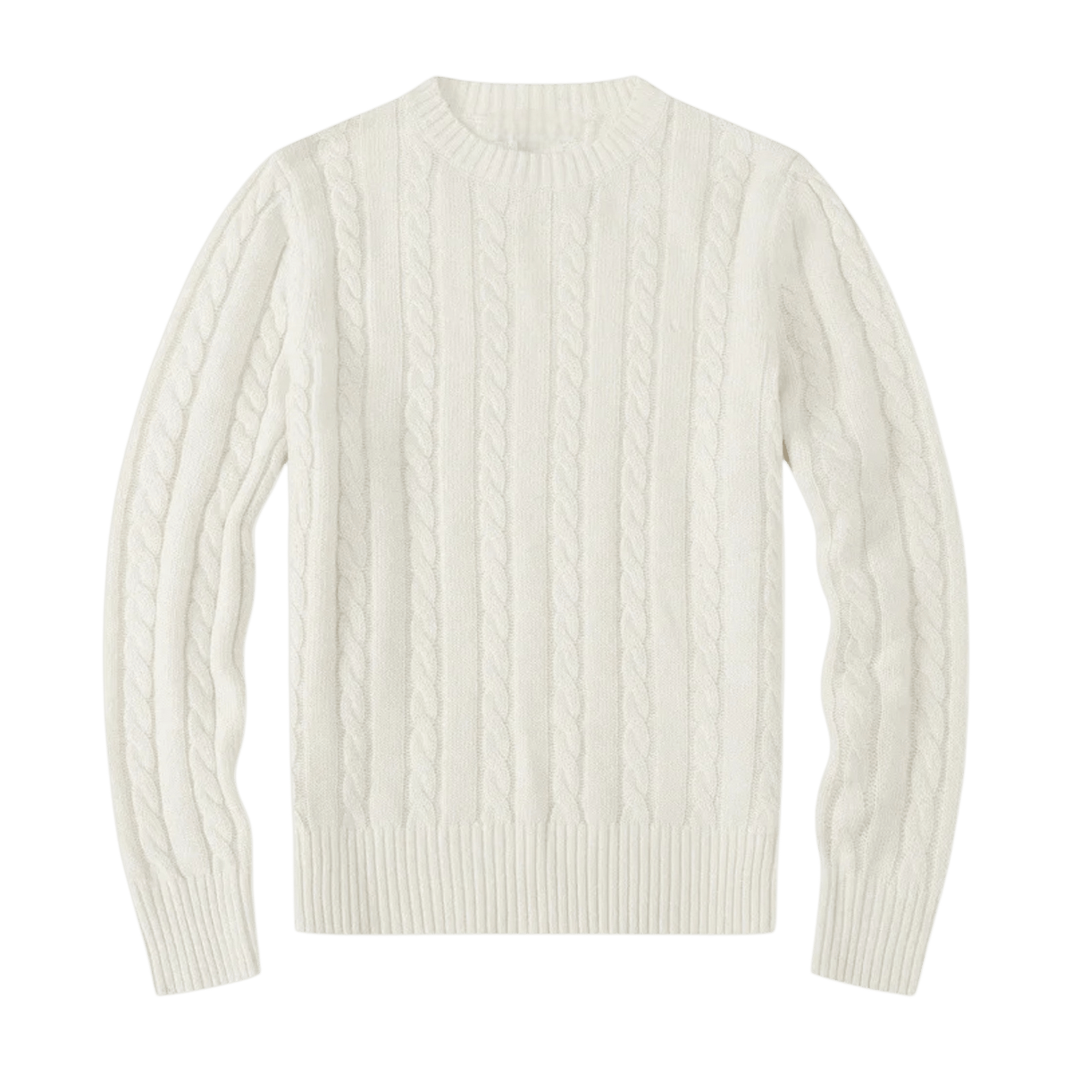 Sweter męski dzianinowy dekolt okrągły długi rękaw regularny krój - Arkadya Outlet - Men Sweater