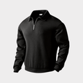 Sweter Męski | Geometryczny Wzór i Zamek przy Golfie - Arkadya Outlet - Sweaters