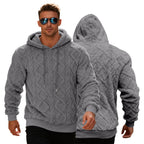 Sweter Męski | Luźny Krój z Długim Rękawem na Chłodne Dni - Arkadya Outlet - Sweaters