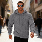 Sweter Męski | Luźny Krój z Długim Rękawem na Chłodne Dni - Arkadya Outlet - Sweaters