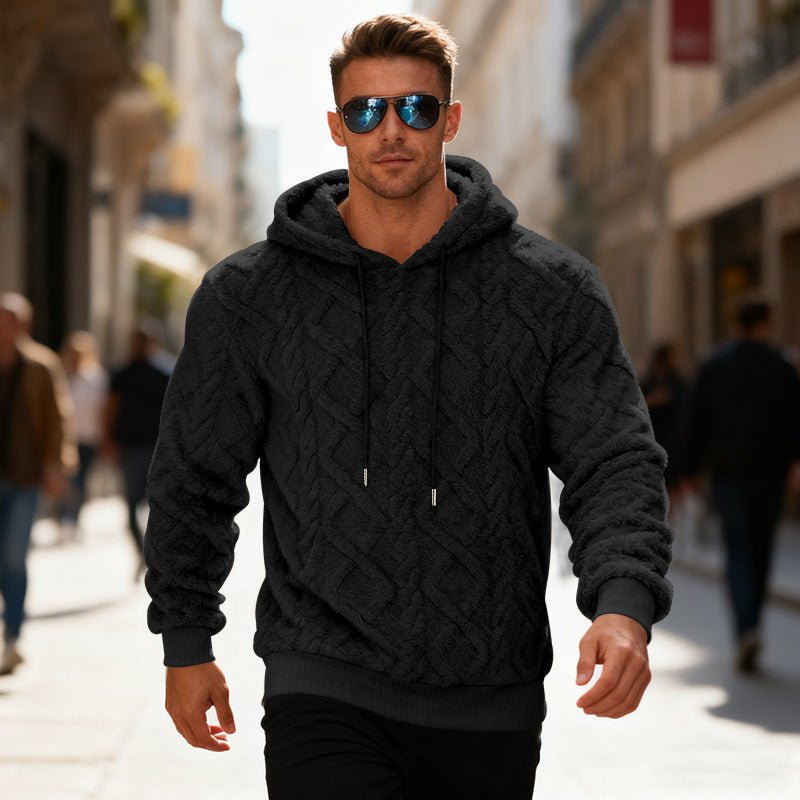 Sweter Męski | Luźny Krój z Długim Rękawem na Chłodne Dni - Arkadya Outlet - Sweaters