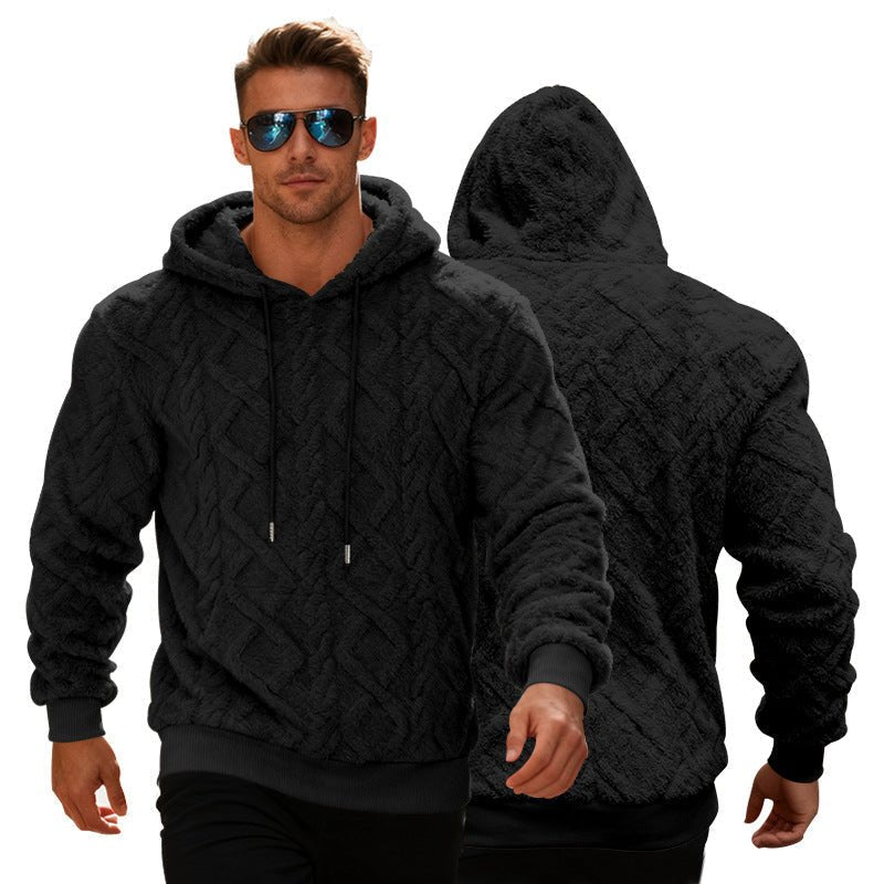 Sweter Męski | Luźny Krój z Długim Rękawem na Chłodne Dni - Arkadya Outlet - Sweaters