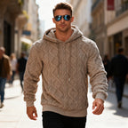 Sweter Męski | Luźny Krój z Długim Rękawem na Chłodne Dni - Arkadya Outlet - Sweaters