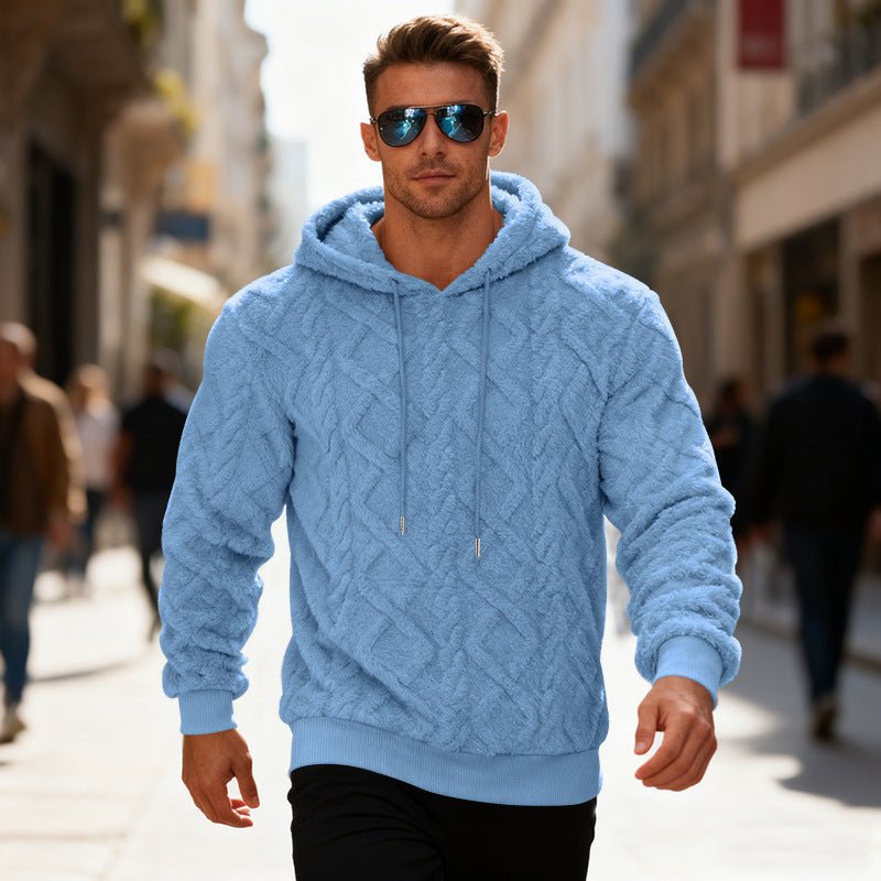 Sweter Męski | Luźny Krój z Długim Rękawem na Chłodne Dni - Arkadya Outlet - Sweaters