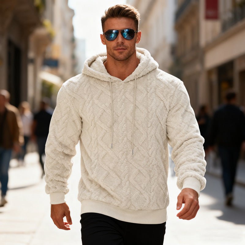 Sweter Męski | Luźny Krój z Długim Rękawem na Chłodne Dni - Arkadya Outlet - Sweaters