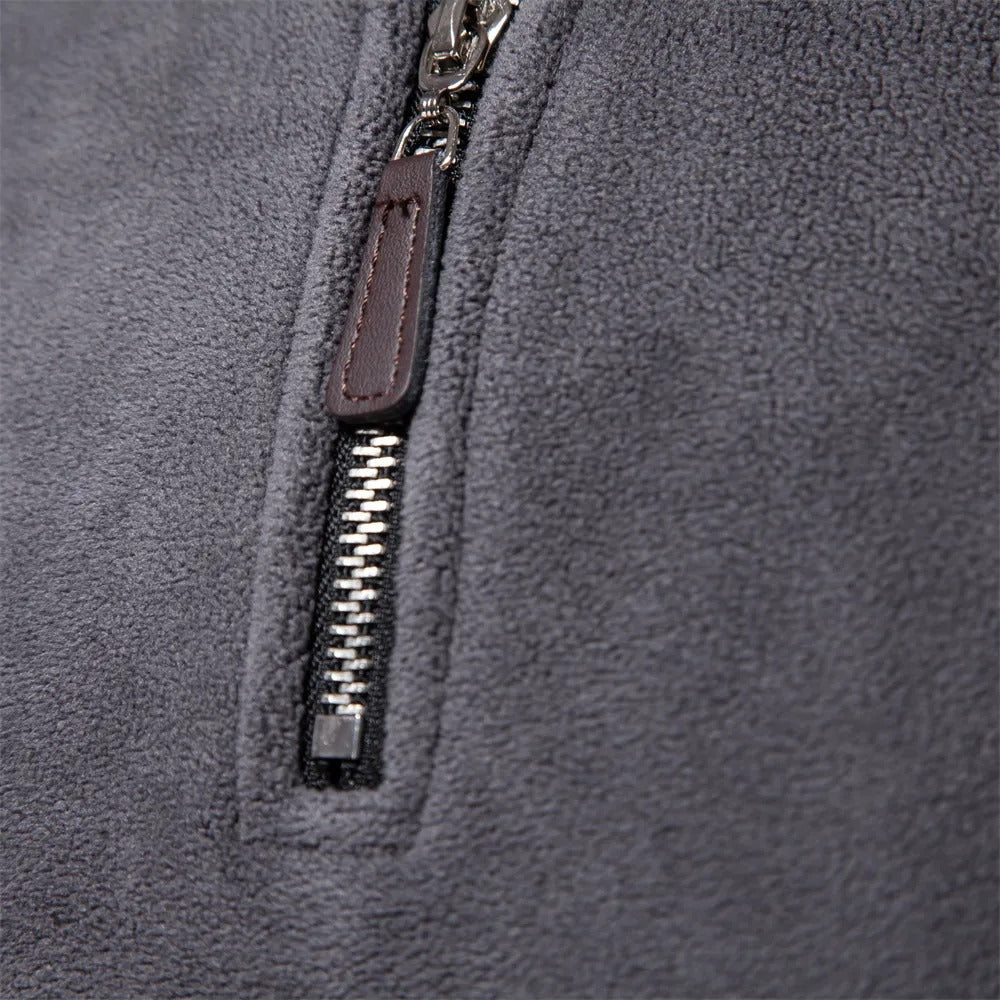 Sweter Męski | Stójka i Krój Pulowerowy na Długi Rękaw - Arkadya Outlet - Sweaters