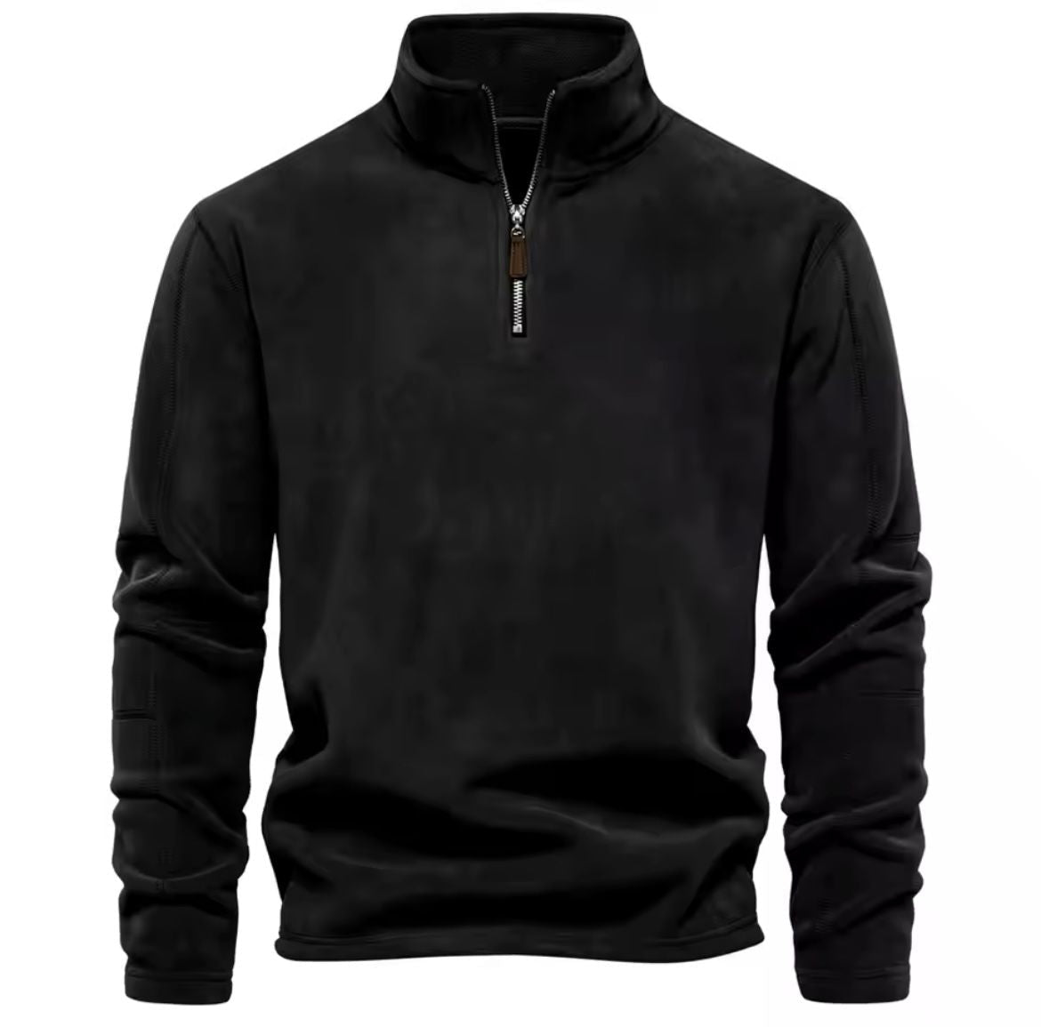 Sweter Męski | Stójka i Krój Pulowerowy na Długi Rękaw - Arkadya Outlet - Sweaters