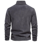 Sweter Męski | Stójka i Krój Pulowerowy na Długi Rękaw - Arkadya Outlet - Sweaters