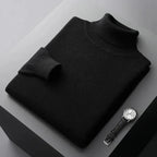 Sweter Męski z Golfem | Krój Regularny i Długi Rękaw - Arkadya Outlet - Sweaters