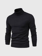 Sweter Męski z Golfem | Regularny Krój i Długi Rękaw - Arkadya Outlet - Sweaters