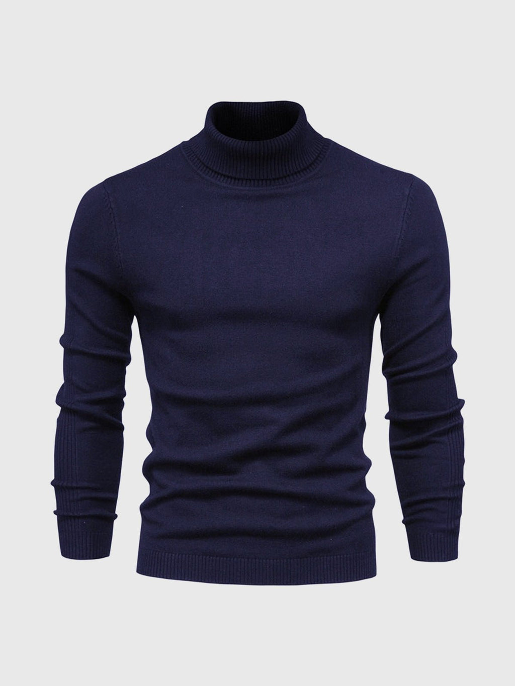 Sweter Męski z Golfem | Regularny Krój i Długi Rękaw - Arkadya Outlet - Sweaters