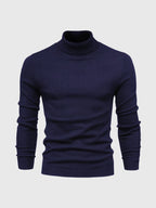 Sweter Męski z Golfem | Regularny Krój i Długi Rękaw - Arkadya Outlet - Sweaters