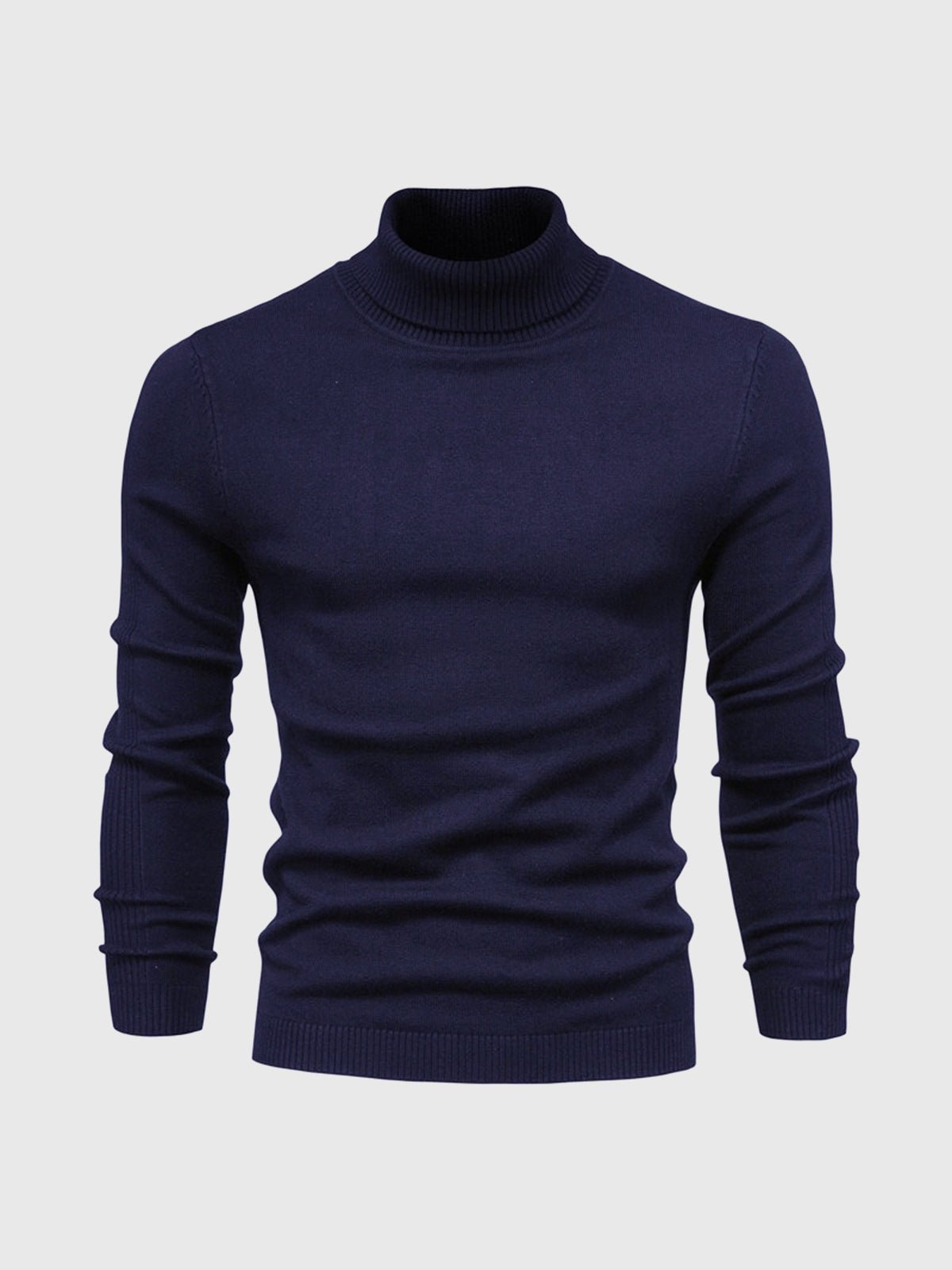 Sweter Męski z Golfem | Regularny Krój i Długi Rękaw - Arkadya Outlet - Sweaters