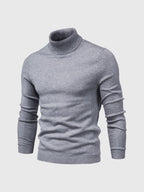 Sweter Męski z Golfem | Regularny Krój i Długi Rękaw - Arkadya Outlet - Sweaters