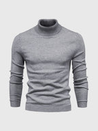 Sweter Męski z Golfem | Regularny Krój i Długi Rękaw - Arkadya Outlet - Sweaters