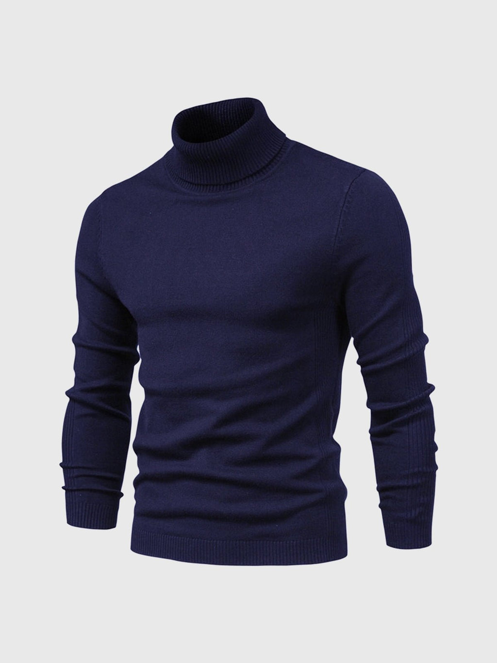 Sweter Męski z Golfem | Regularny Krój i Długi Rękaw - Arkadya Outlet - Sweaters