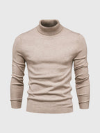 Sweter Męski z Golfem | Regularny Krój i Długi Rękaw - Arkadya Outlet - Sweaters