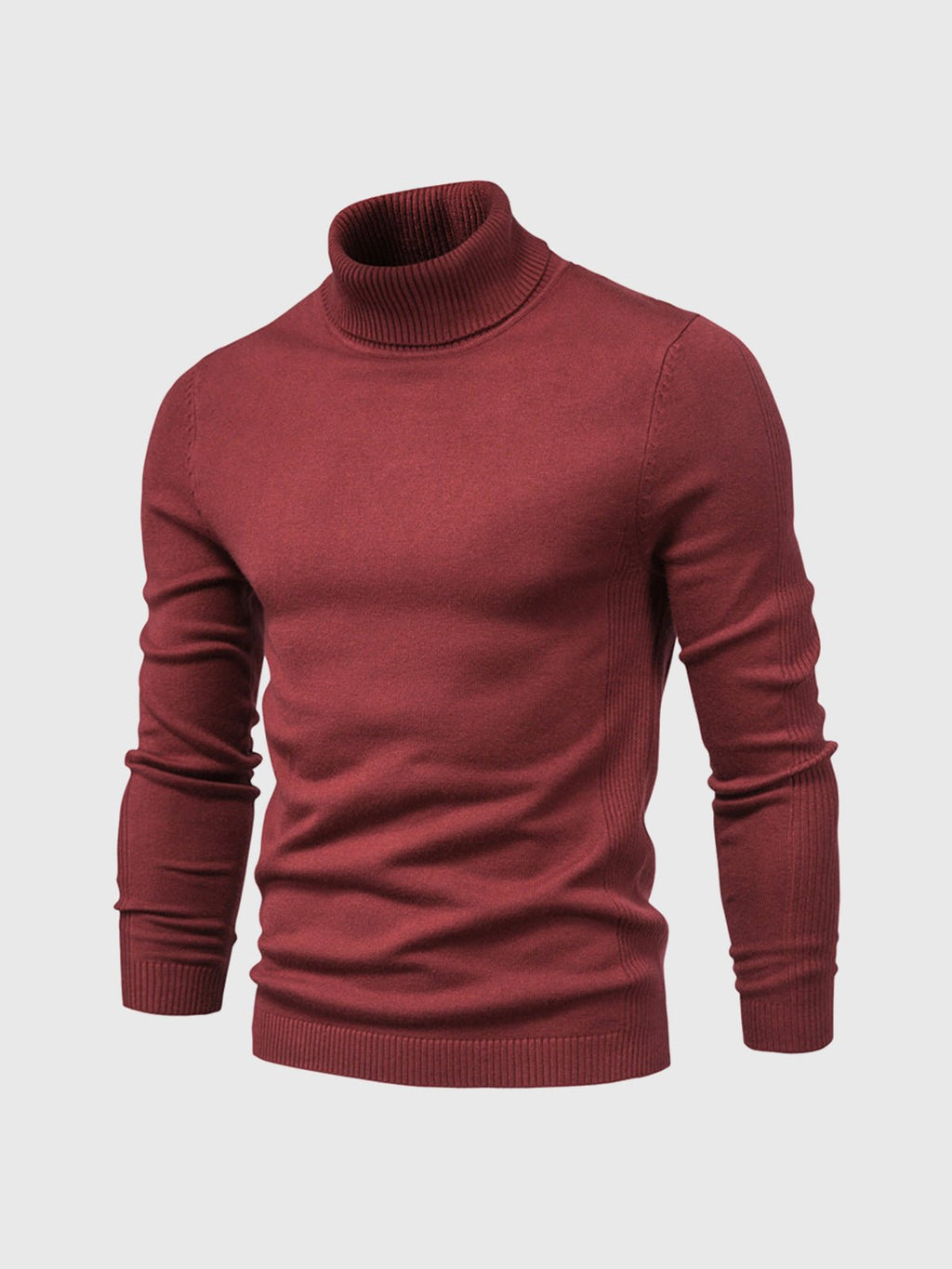 Sweter Męski z Golfem | Regularny Krój i Długi Rękaw - Arkadya Outlet - Sweaters