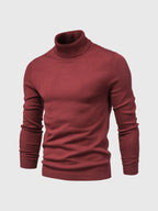 Sweter Męski z Golfem | Regularny Krój i Długi Rękaw - Arkadya Outlet - Sweaters