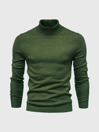 Sweter Męski z Golfem | Regularny Krój i Długi Rękaw - Arkadya Outlet - Sweaters