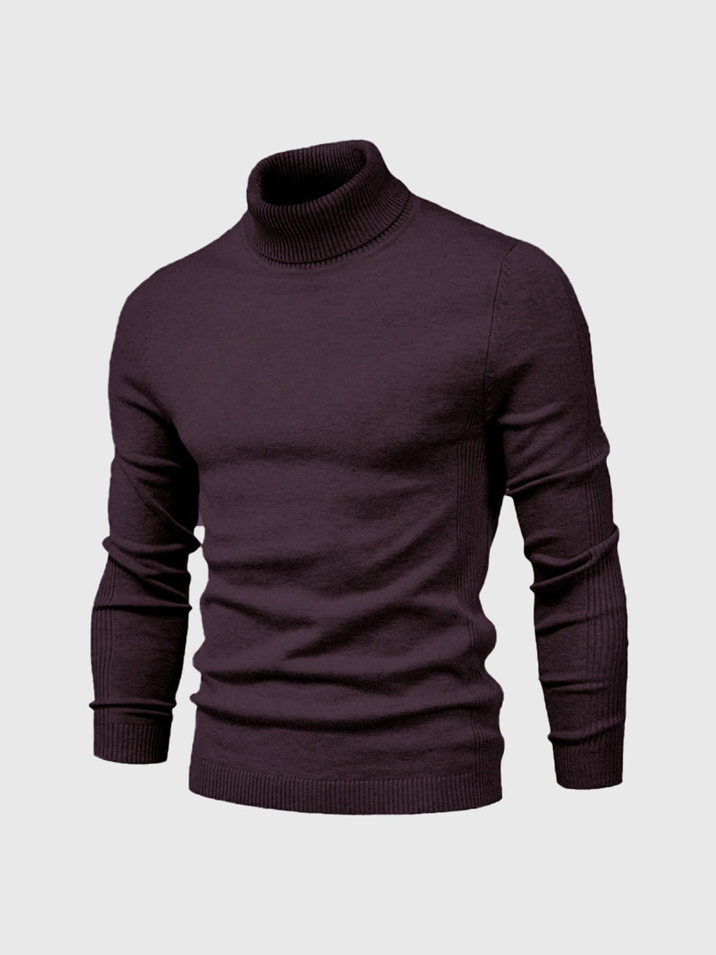Sweter Męski z Golfem | Regularny Krój i Długi Rękaw - Arkadya Outlet - Sweaters