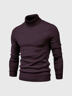 Sweter Męski z Golfem | Regularny Krój i Długi Rękaw - Arkadya Outlet - Sweaters