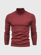 Sweter Męski z Golfem | Regularny Krój i Długi Rękaw - Arkadya Outlet - Sweaters