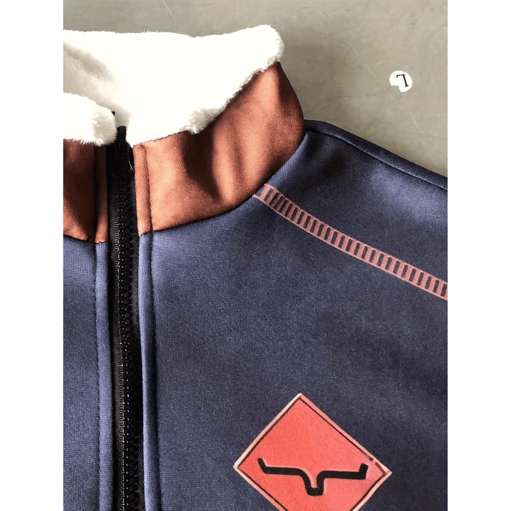 Sweter Męski | Zamek Błyskawiczny i Długi Rękaw z Dzianiny - Arkadya Outlet - Sweaters