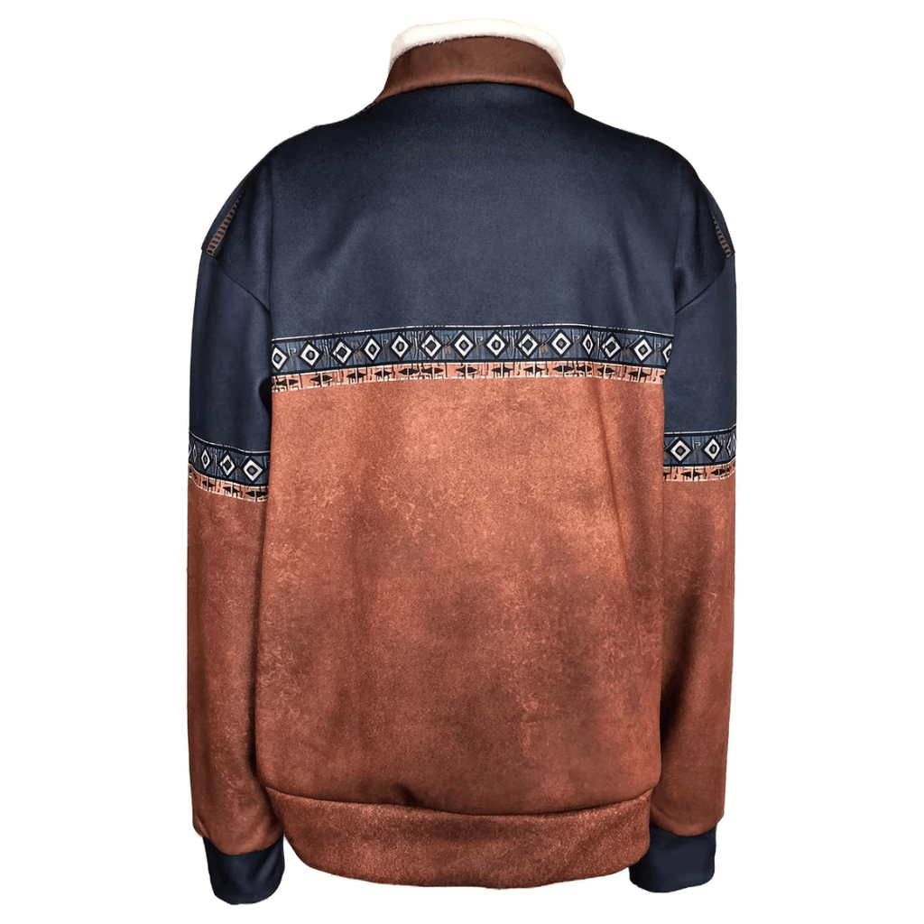 Sweter Męski | Zamek Błyskawiczny i Długi Rękaw z Dzianiny - Arkadya Outlet - Sweaters