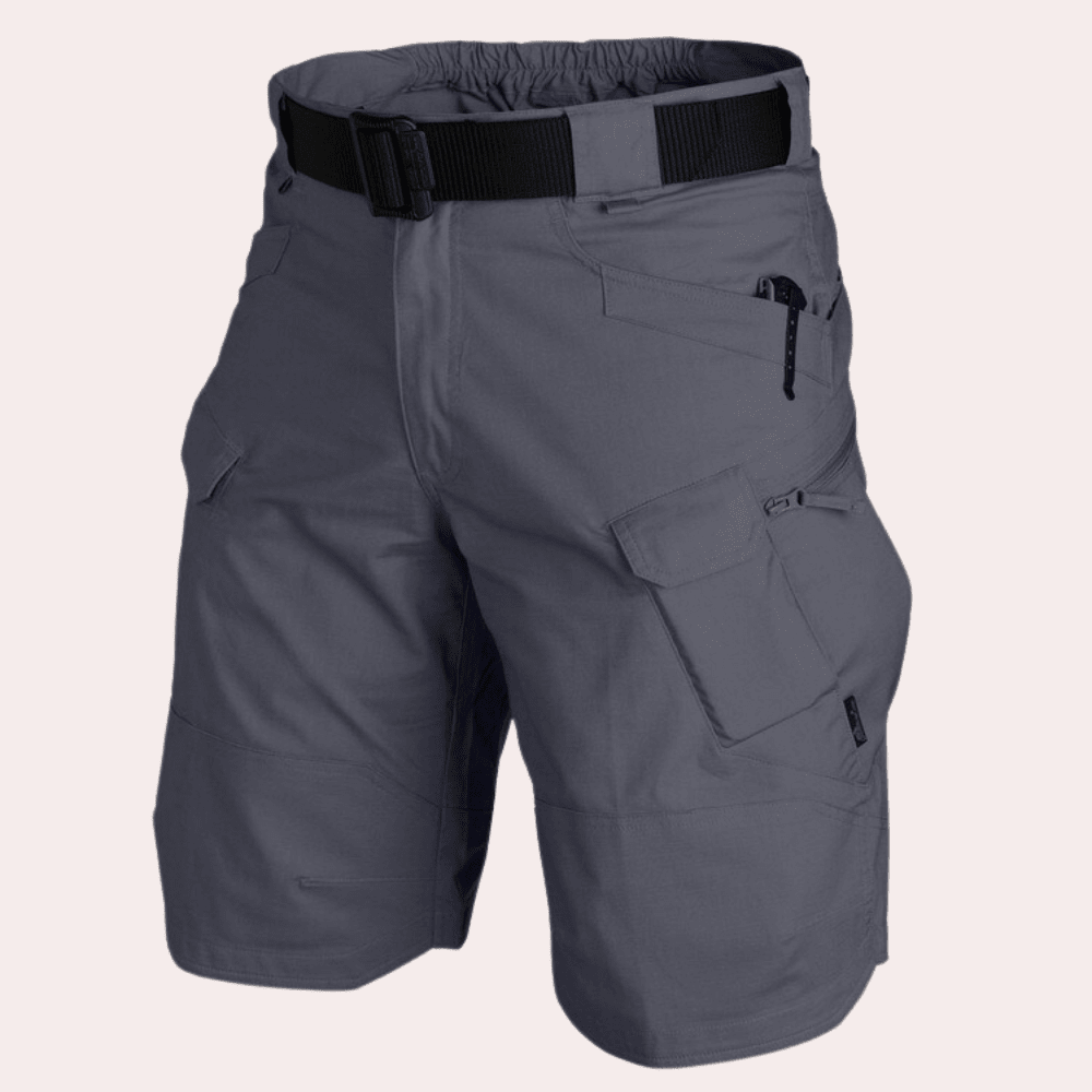 Szorty męskie cargo z paskiem - Arkadya Outlet - Men Short