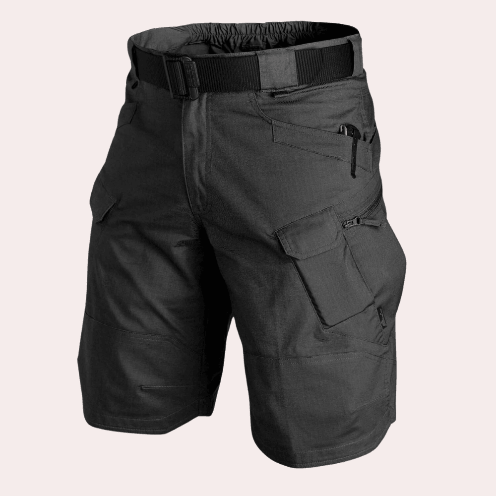 Szorty męskie cargo z paskiem - Arkadya Outlet - Men Short