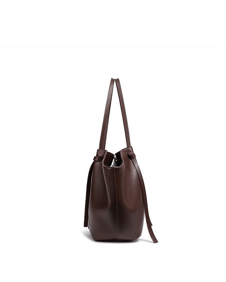 Torba shopper damska – zamek, długi pasek na ramię - Arkadya Outlet - Women Bag