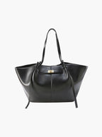 Torba shopper damska – zamek, długi pasek na ramię - Arkadya Outlet - Women Bag