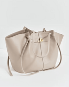 Torba shopper damska – zamek, długi pasek na ramię - Arkadya Outlet - Women Bag